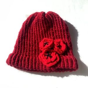 Handmade in crochet hat winter
